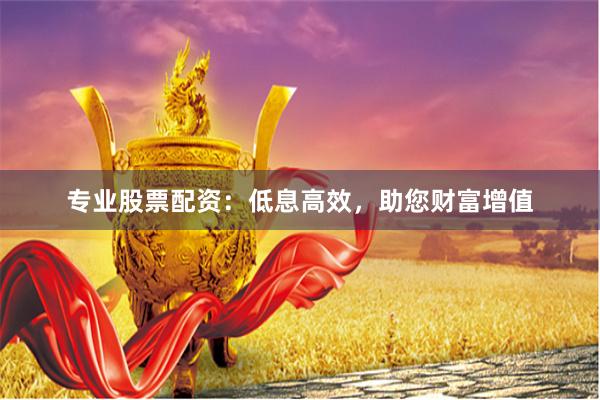 專業(yè)股票配資：低息高效，助您財(cái)富增值